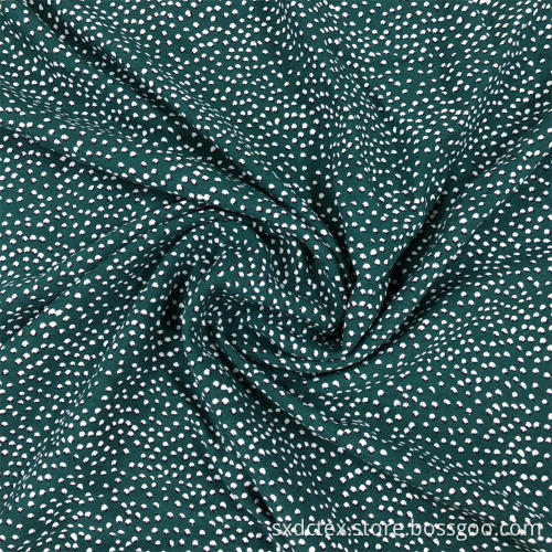 Woven Viscose Soft Rayon Diamond Crepe Printed Ffabric